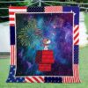 Snoopy Firework 3D Quilt  Quilt